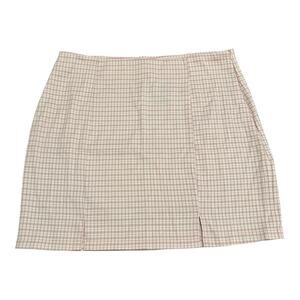 Hesperus Skirt XL 14 JR Cream And Pink NWT Mini Casual Festival Party Spring